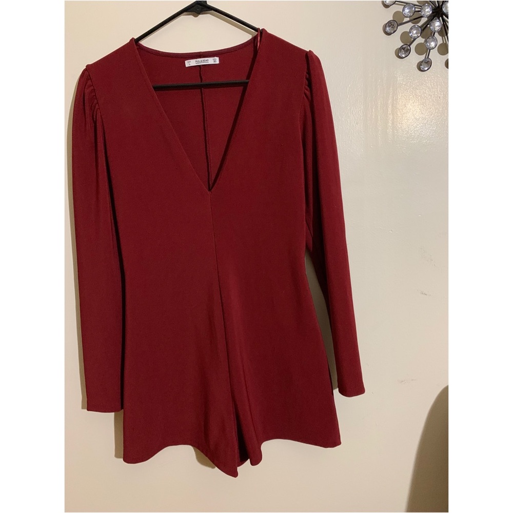 Slight puff sleeve Romper